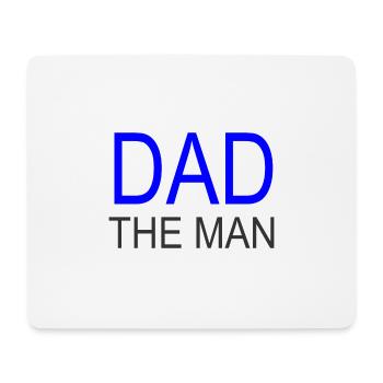 Papa der MAN - Mousepad (Querformat) - Weiß - Vorne
