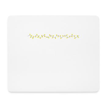 String lights decoration - Mouse Pad (horizontal) - white - Front