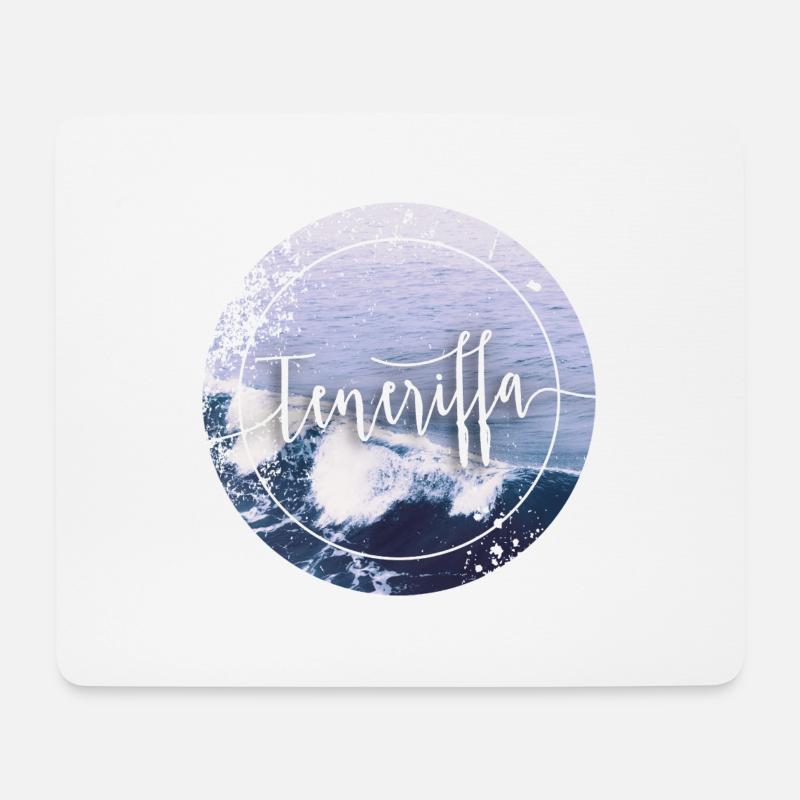 Teneriffa - Mousepad (Querformat) - Weiß