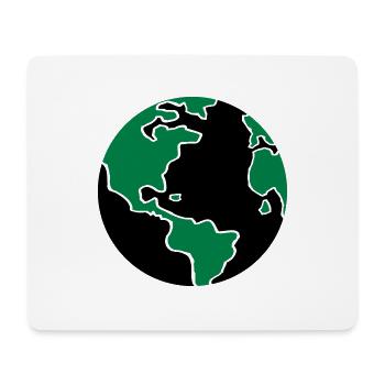 erde_001 - Tapis de souris (format paysage) - blanc - Devant