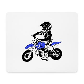 Kinder Motocross - KIDS MX - Mousepad (Querformat) - Weiß - Vorne