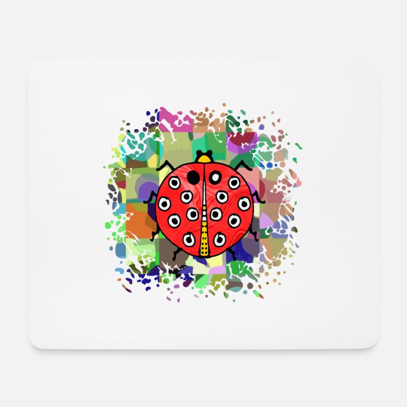 Ladybug - Mouse Pad (horizontal) - white