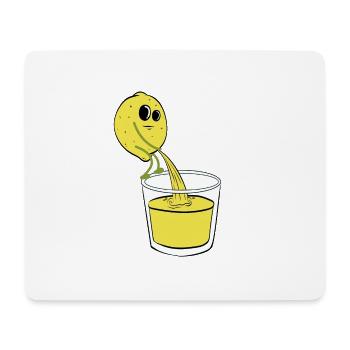 Lemonade Pees Lemonade Design simple et parfait - Tapis de souris (format paysage) - blanc - Devant