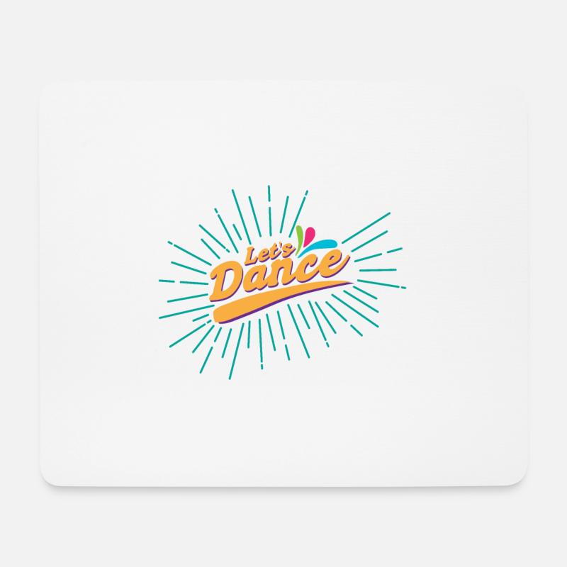 Party Let's Dance Dancer Lustige Geschenkidee - Mousepad (Querformat) - Weiß