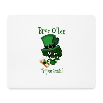 Vegan St Patricks Day Irish - Mouse Pad (horizontal) - white - Front