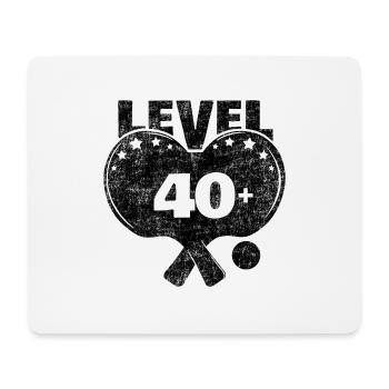 Table Tennis Level 40+ Seniors Table Tennis Bats - Mouse Pad (horizontal) - white - Front