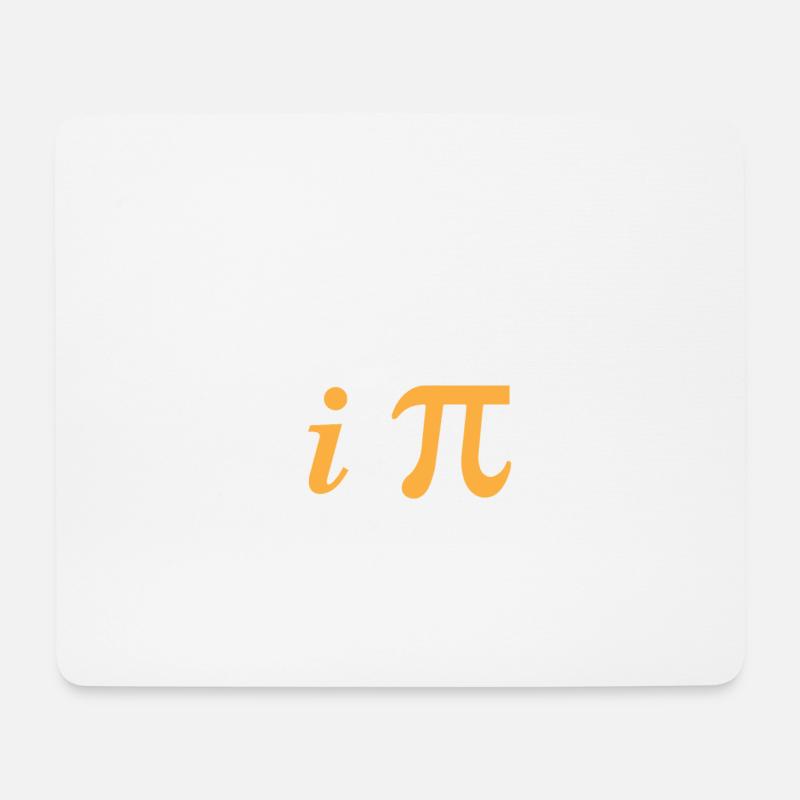 Math symbols be rational get real pi nerd gift - Mouse Pad (horizontal) - white