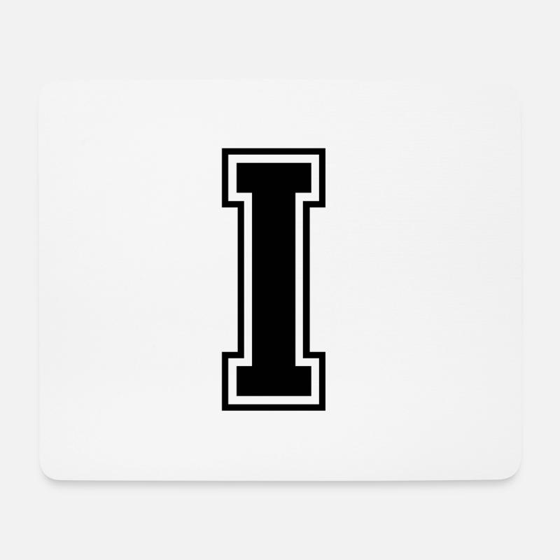 i - Mousepad (Querformat) - Weiß