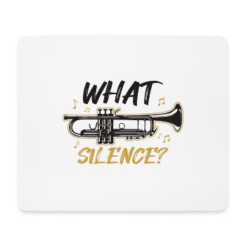 Trumpet Gift Orchestra Instrument Music Band - Mouse Pad (horizontal) - white - Front