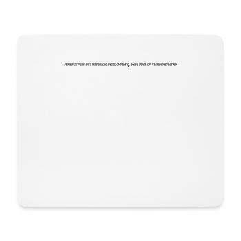 feminismus - Feminismus Bezeichnung - Mousepad (Querformat) - Weiß - Vorne