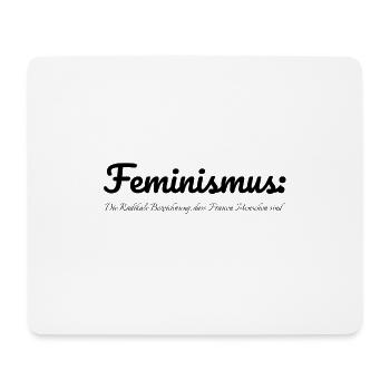 feminismus - Feminismus Bezeichnung - Mousepad (Querformat) - Weiß - Vorne