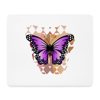Schmetterling - Mousepad (Querformat) - Weiß - Vorne
