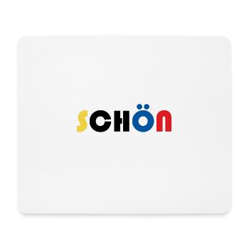 Schoen Bauhaus Farben Grafik - Mousepad (Querformat) - Weiß - Vorne