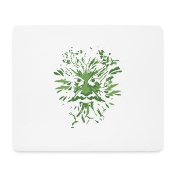 Symboles celtiques Idée cadeau homme vert - Tapis de souris (format paysage) - blanc - Devant