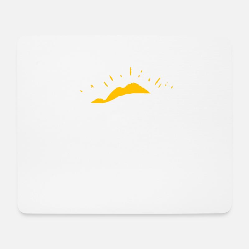 Die Berge rufen - Mousepad (Querformat) - Weiß