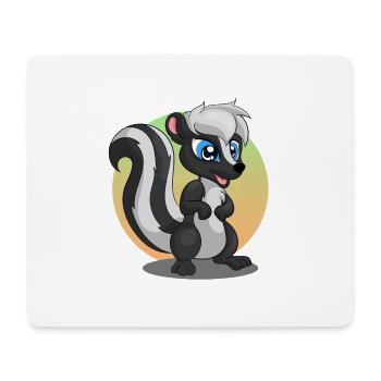 skunk - Mouse Pad (horizontal) - white - Front