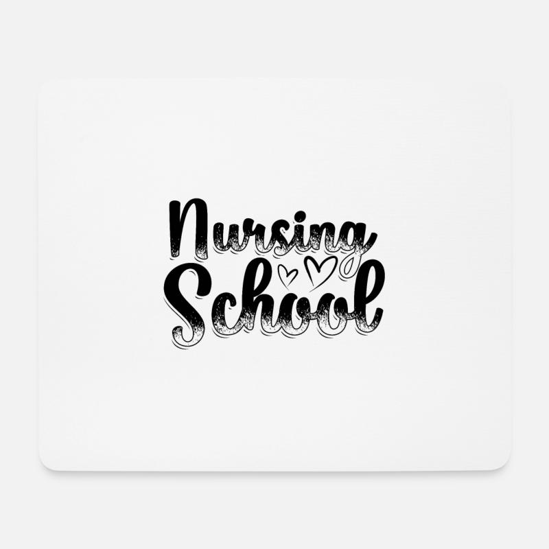 Krankenschwester Ausbildung Azubi Beruf Geschenke - Mousepad (Querformat) - Weiß