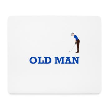 Golf Never underestimate an old man with a putter - Mouse Pad (horizontal) - white - Front