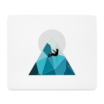 Klettern - Mousepad (Querformat) - Weiß - Vorne