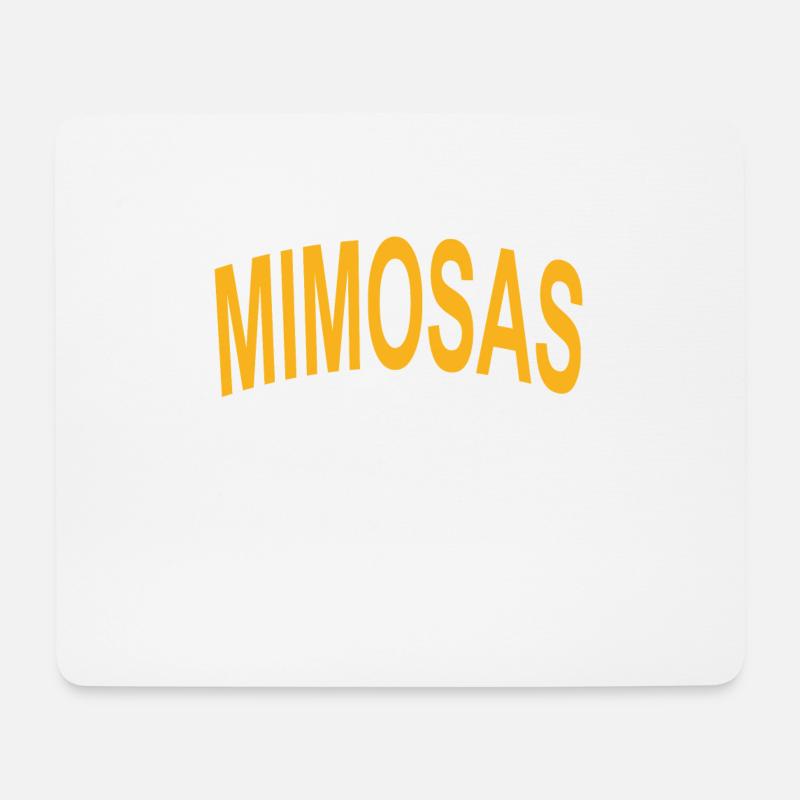 Mimosas - Mouse Pad (horizontal) - white
