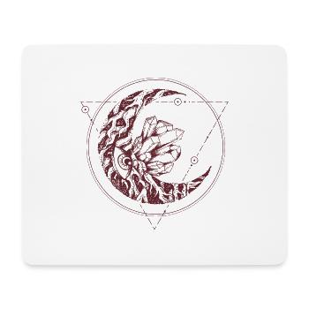Okkultismus Wicca Hexe Geschenk mystisch magisch - Mousepad (Querformat) - Weiß - Vorne