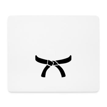 Martial Arts Black Belt 2 Geschenkidee - Mousepad (Querformat) - Weiß - Vorne