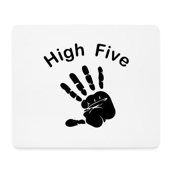 High five - Mouse Pad (horizontal) - white - Front