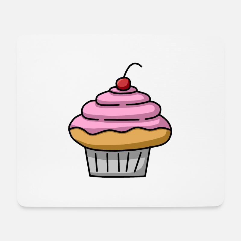 Cupcake - Mouse Pad (horizontal) - white