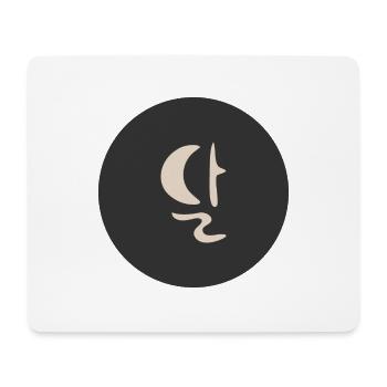 Moon 달 ❍ Hangul | Stellar System | Korea | Seoul - Mousepad (Querformat) - Weiß - Vorne