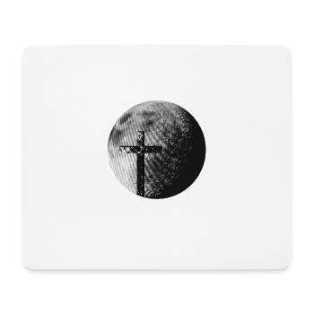 Jesus Christus Mond Geschenk - Mousepad (Querformat) - Weiß - Vorne
