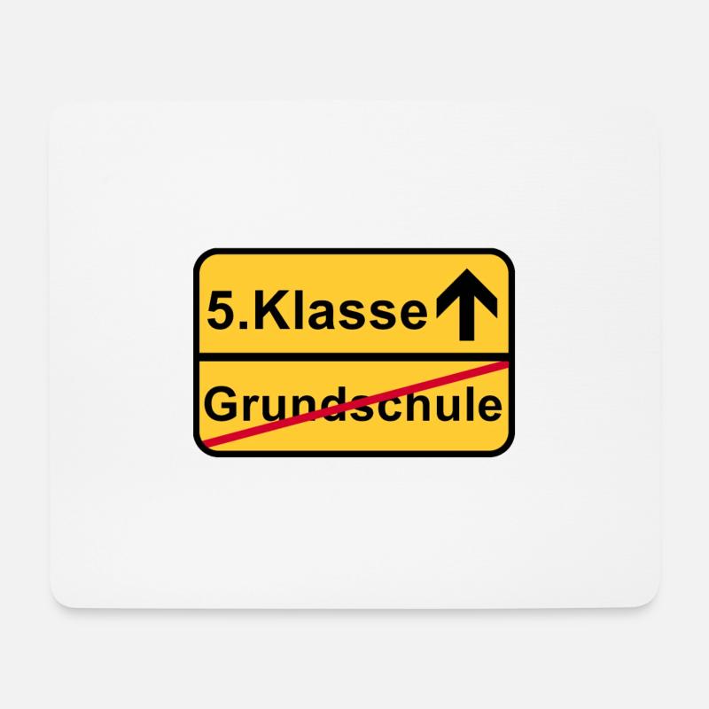 5.Klasse - Mousepad (Querformat) - Weiß