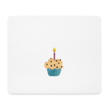 muffin - Tapis de souris (format paysage) - blanc - Devant