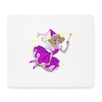 Gute Fee - Mousepad (Querformat) - Weiß - Vorne