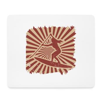 Stand up paddling - Mouse Pad (horizontal) - white - Front