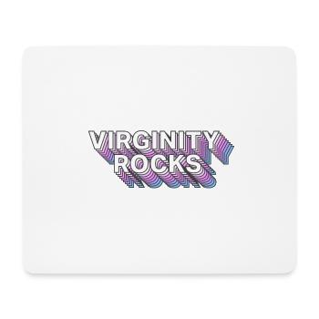 Virginity Rocks - Mouse Pad (horizontal) - white - Front