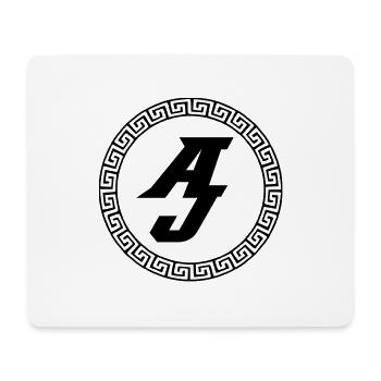 A & J Logo - Mousepad (Querformat) - Weiß - Vorne