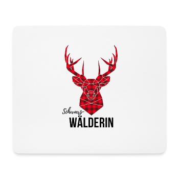 Original Schwarzwälderin Black Edition - Mousepad (Querformat) - Weiß - Vorne