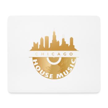 chicago house music - Mouse Pad (horizontal) - white - Front