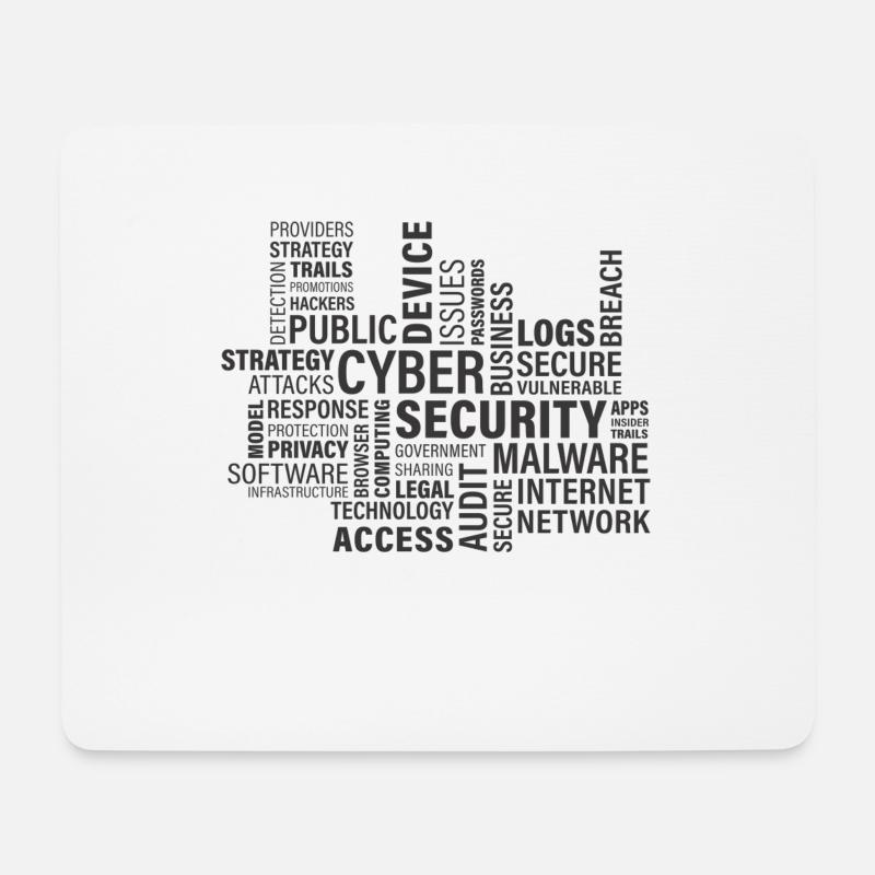 Cyber - Mouse Pad (horizontal) - white