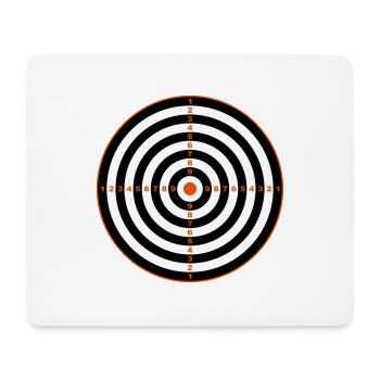 Ziel - Mousepad (Querformat) - Weiß - Vorne