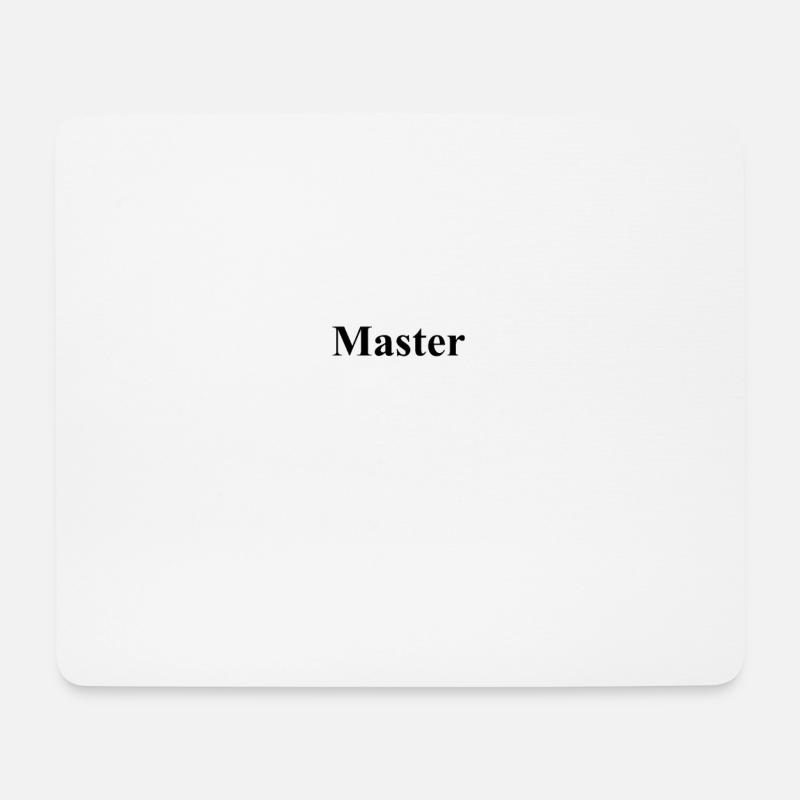 Schach - Mousepad (Querformat) - Weiß