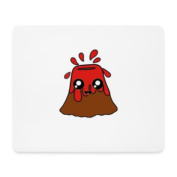 Süßer Vulkan - Mousepad (Querformat) - Weiß - Vorne