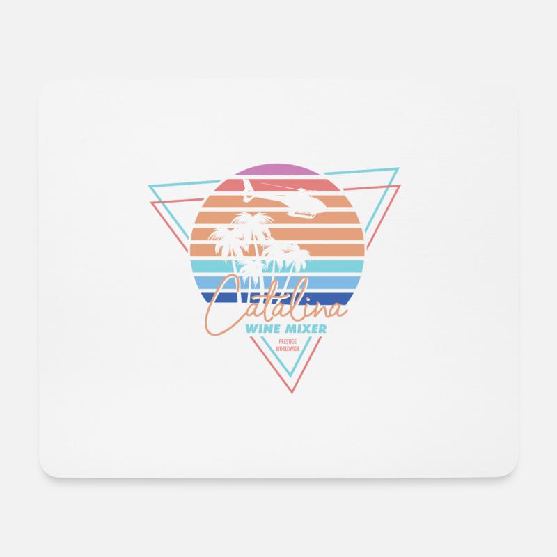 Catalina Wine Mixer - Mouse Pad (horizontal) - white