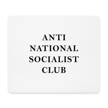 Dire anti-nazi - Tapis de souris (format paysage) - blanc - Devant