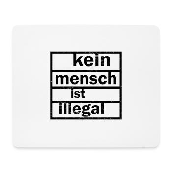 Anti Nazi Spruch - Mousepad (Querformat) - Weiß - Vorne