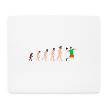 Evolution Handball Player Lustige Geschenkidee - Mousepad (Querformat) - Weiß - Vorne