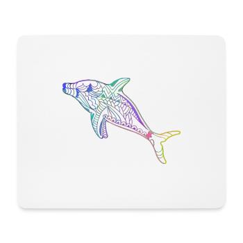 Dolphin - Mouse Pad (horizontal) - white - Front