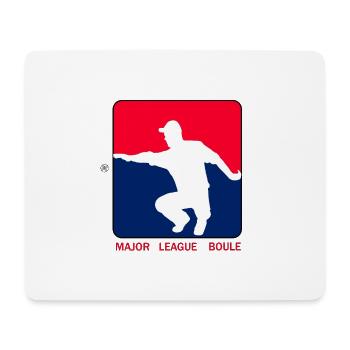 Major League Boule - Mousepad (Querformat) - Weiß - Vorne
