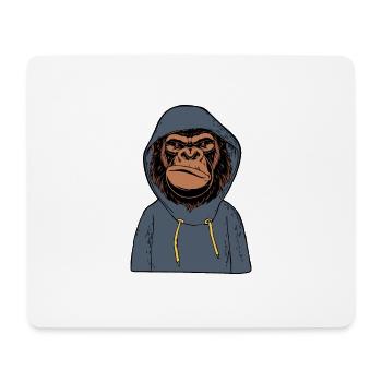 Mad Monkey - Mouse Pad (horizontal) - white - Front