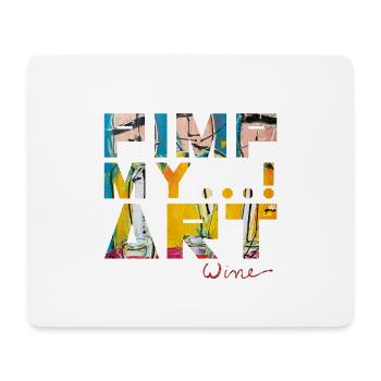 T SHIRTS TEXT PIMP MY ART - Tapis de souris (format paysage) - blanc - Devant